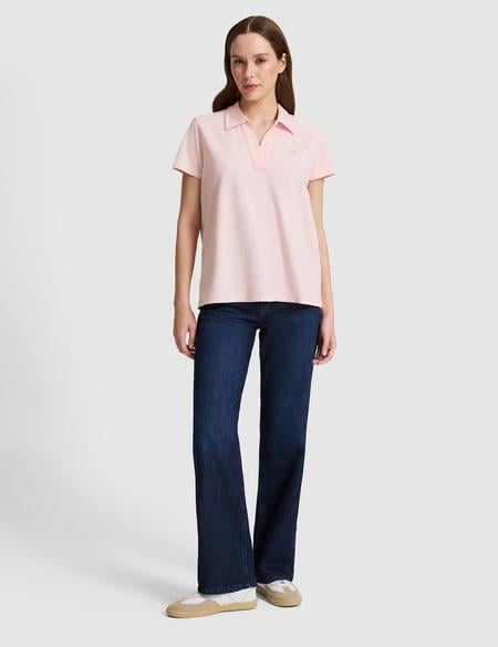 Açık Pembe A Kesim Basic Tişört - 50325465008