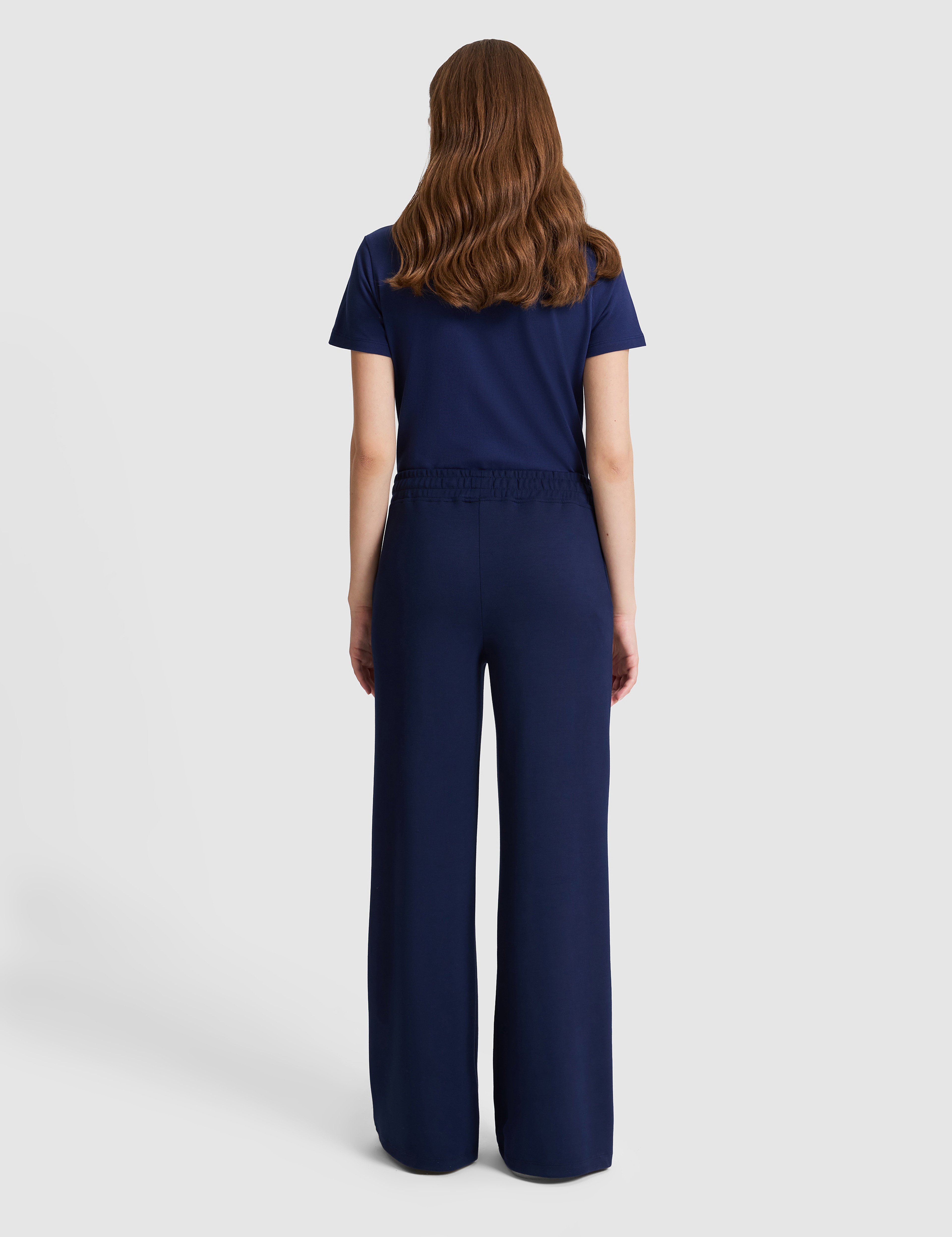 Lacivert Flare Fit Eşofman Altı - Image 5