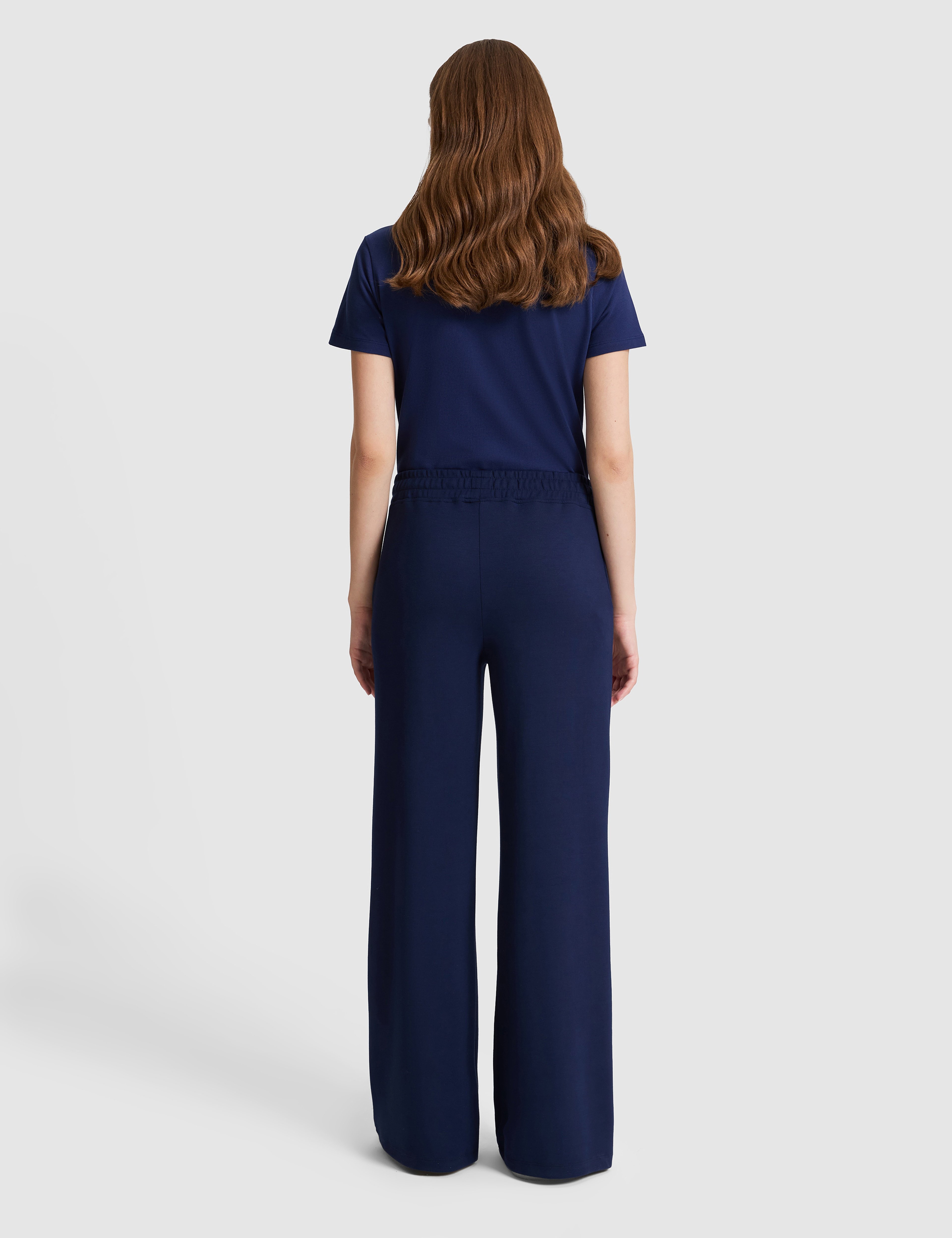 Lacivert Flare Fit Eşofman Altı