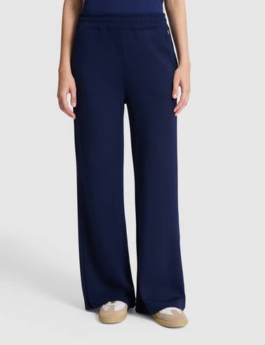 Lacivert Flare Fit Eşofman Altı