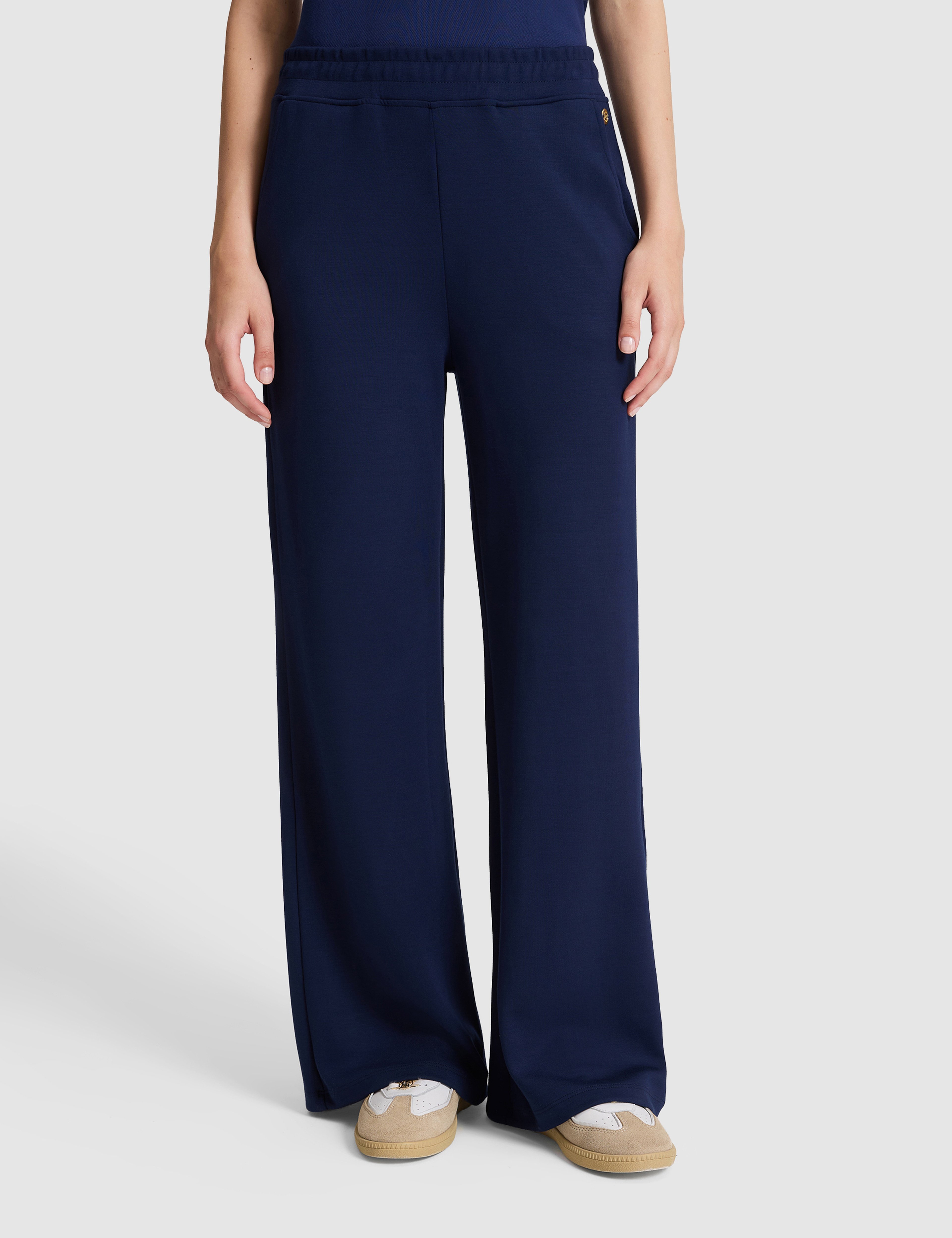 Lacivert Flare Fit Eşofman Altı