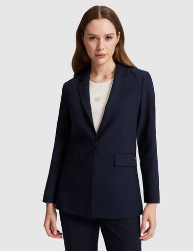 Lacivert Slim Fit Ceket