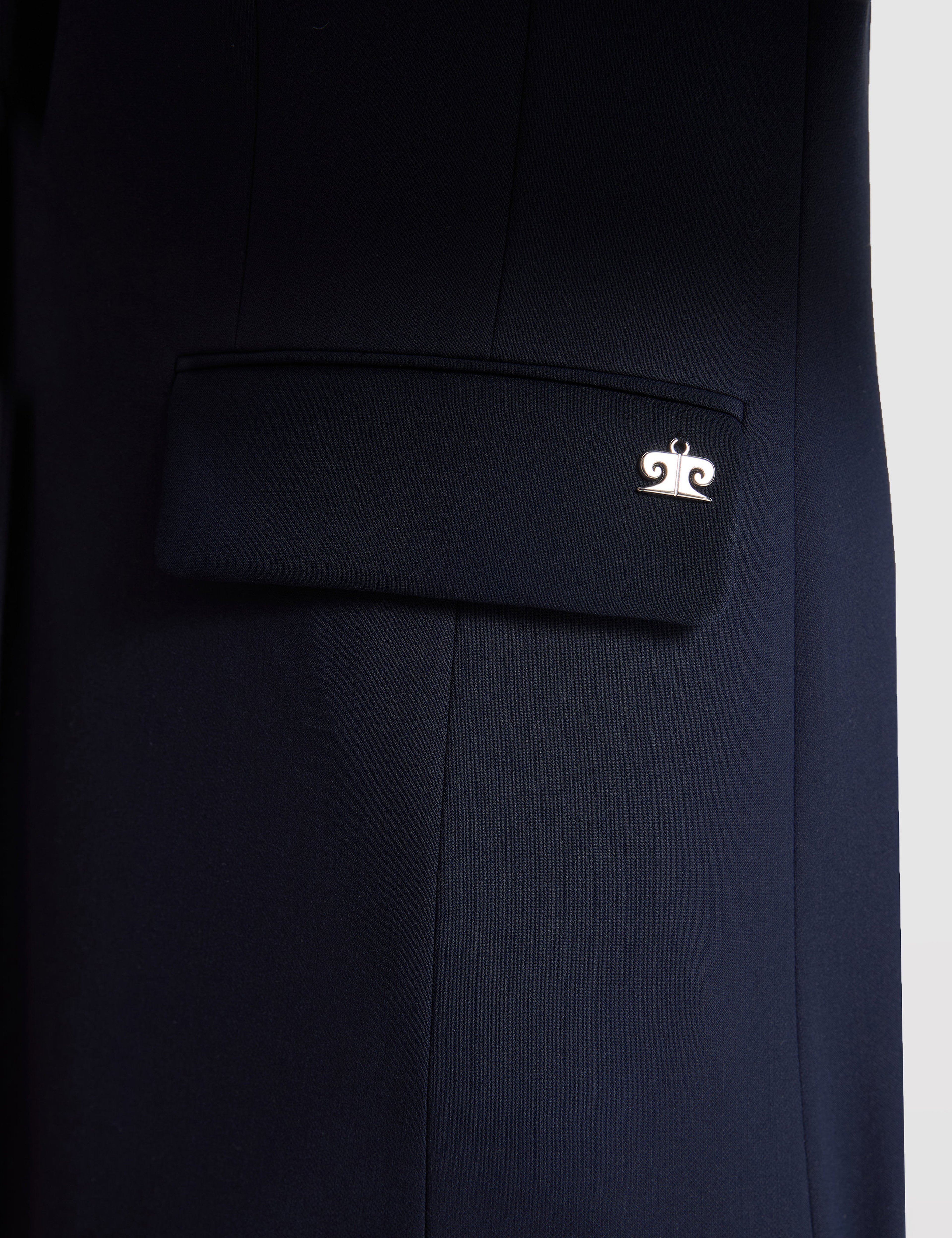 Lacivert Slim Fit Ceket - Image 6