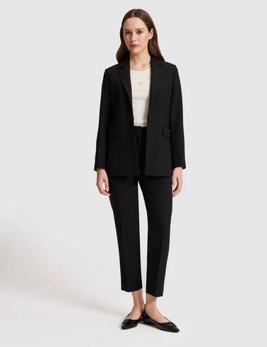 Siyah Slim Fit Ceket