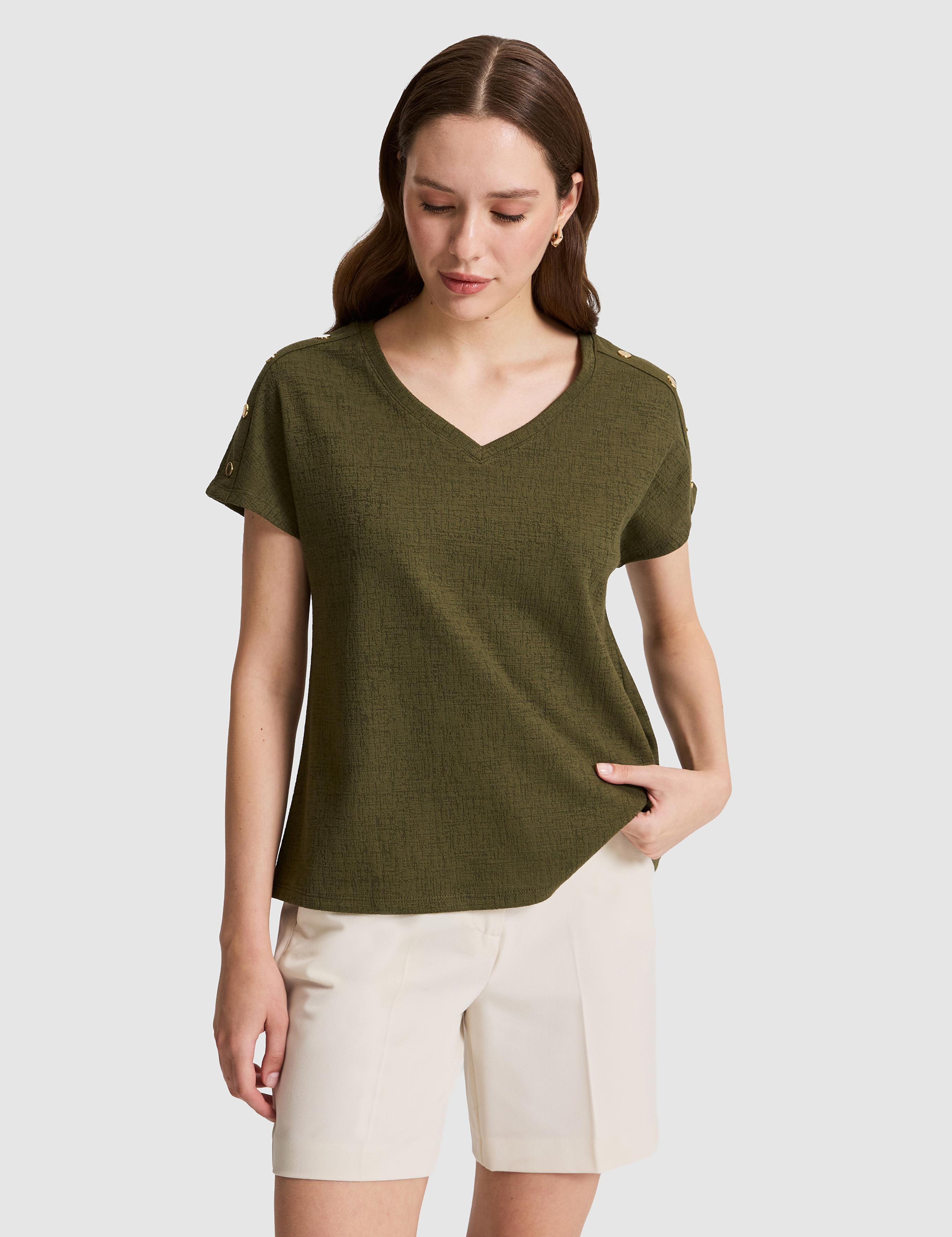 Haki Comfort Fit Tişört