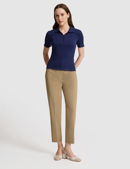Lacivert Slim Fit Tişört - 50325457008