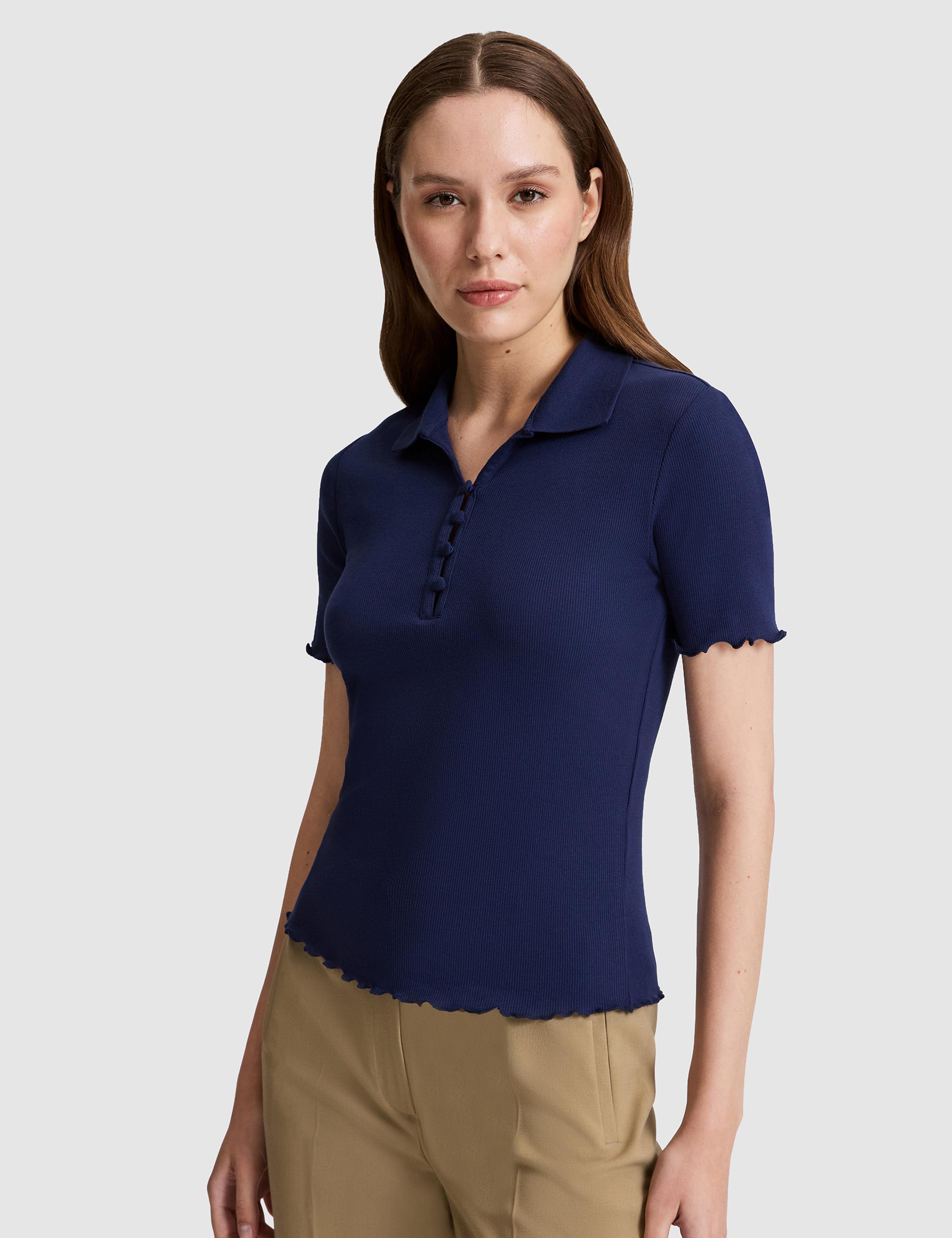 Lacivert Slim Fit Tişört
