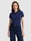 Lacivert Slim Fit Pamuklu Polo Yaka Basic Tişört