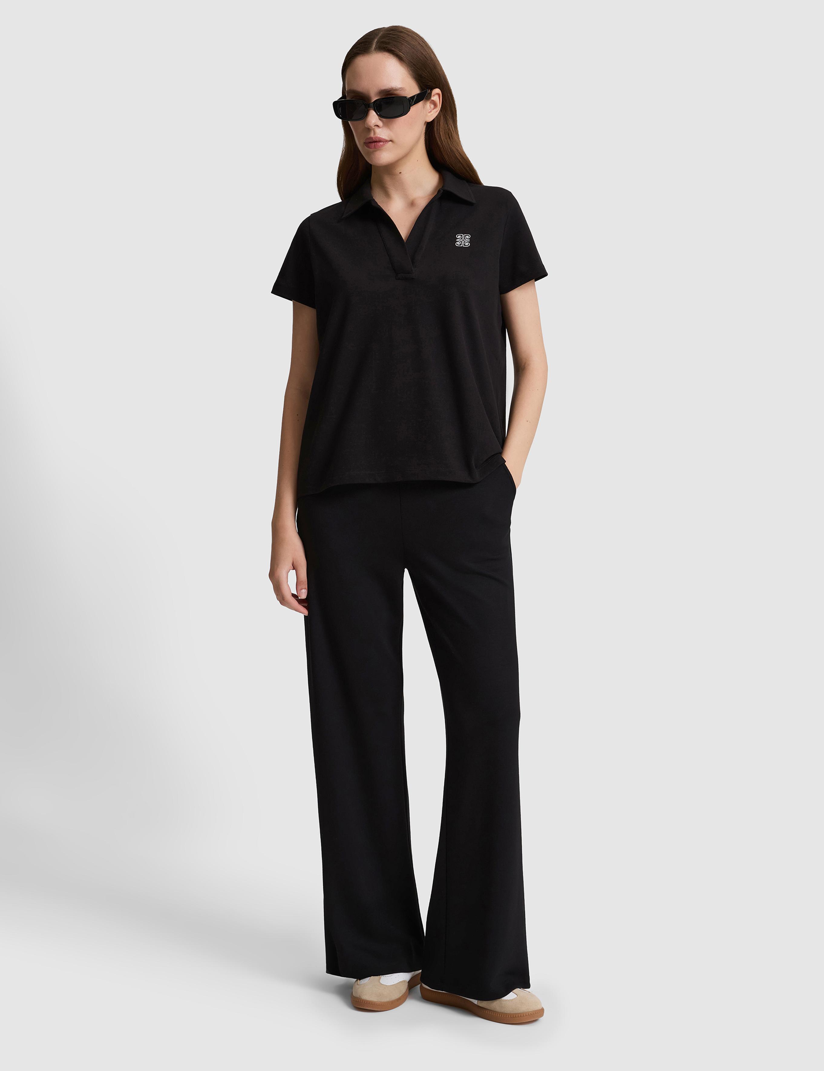 Siyah Comfort Fit Tişört
