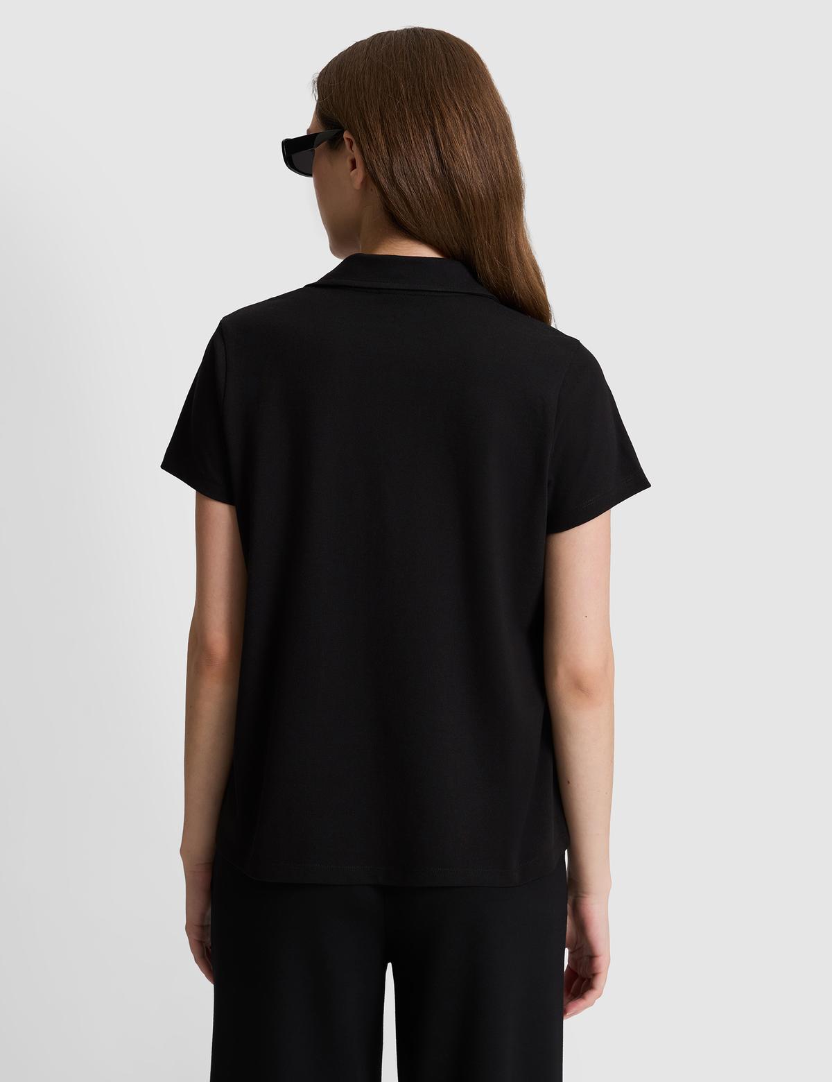 Siyah Comfort Fit Tişört - 50326890045
