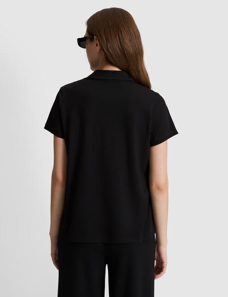 Siyah Comfort Fit Tişört - 50326890045