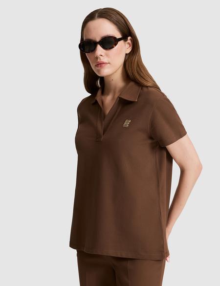 Kahverengi Comfort Fit Tişört - 50326890021