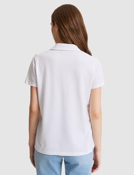 Beyaz Comfort Fit Tişört - 50326890008