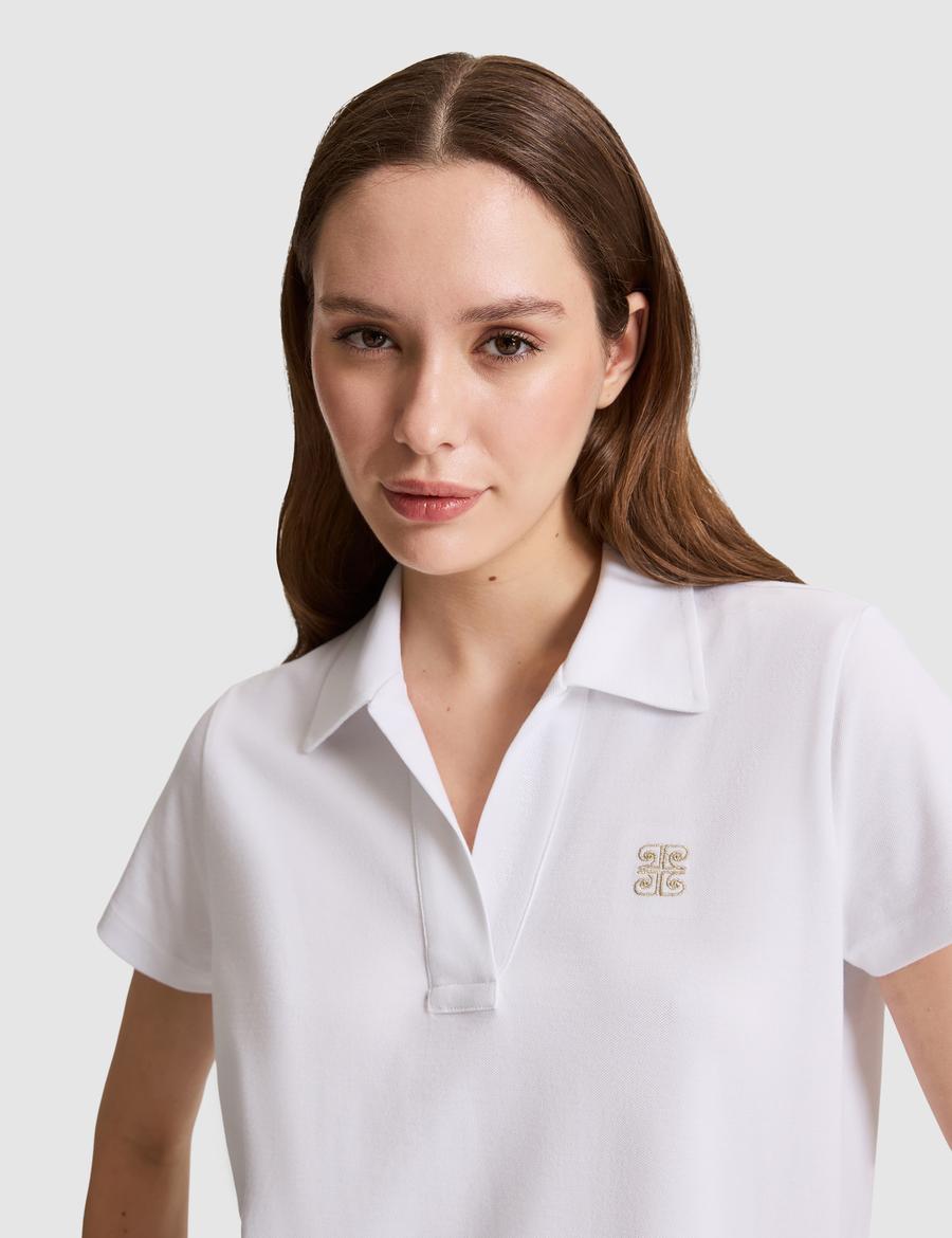 Beyaz Comfort Fit Tişört
