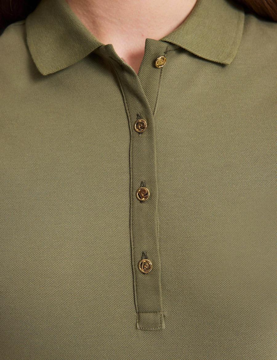 Haki Slim Fit Basic Tişört
