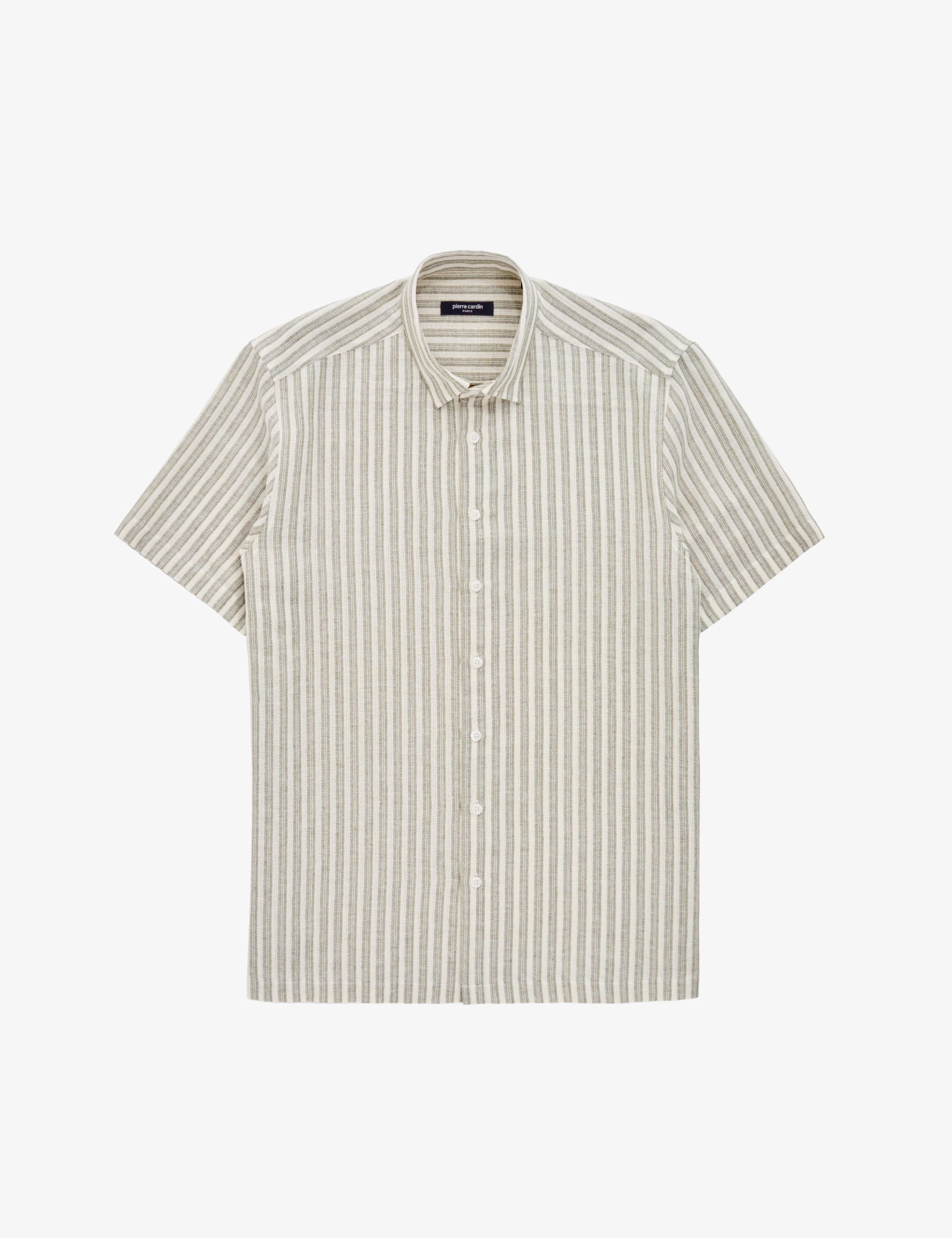 Haki Oversize Kısa Kollu Gömlek - Image 6