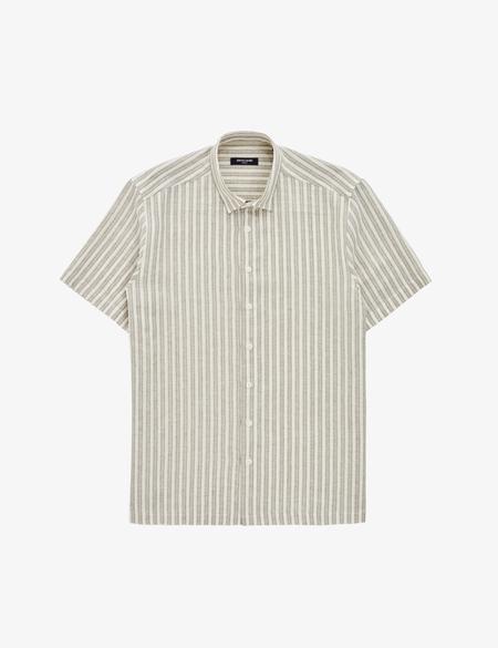 Haki Oversize Kısa Kollu Gömlek - 50320942018