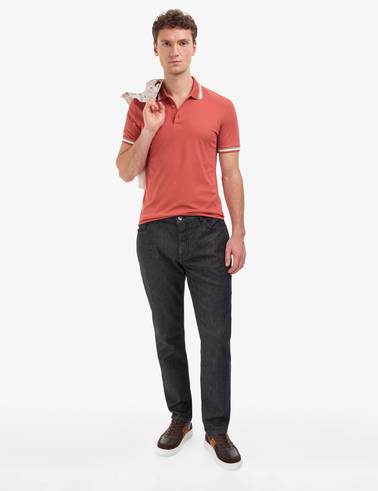 Lacivert Straight Fit Jean Pantolon