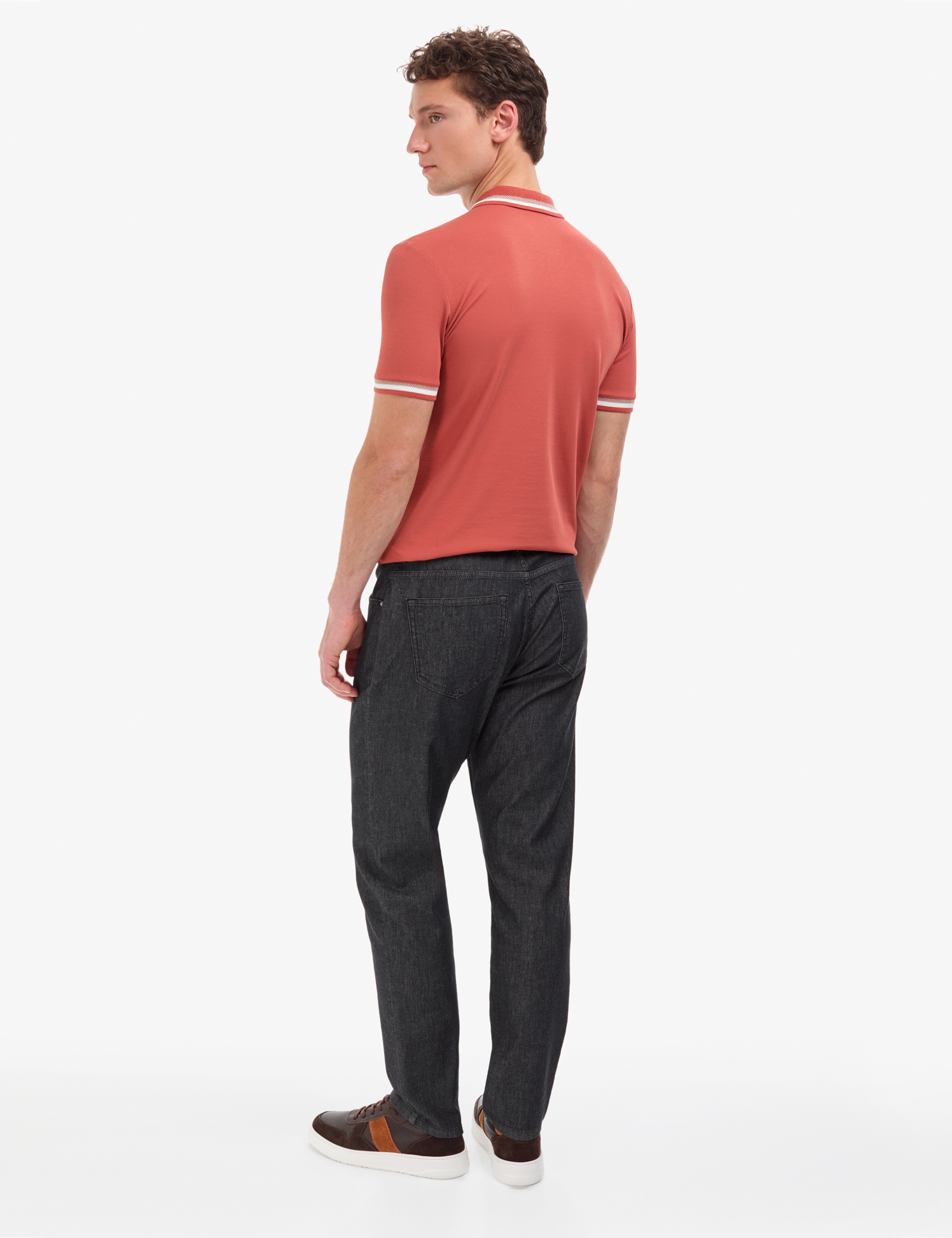 Lacivert Straight Fit Jean Pantolon - Image 4