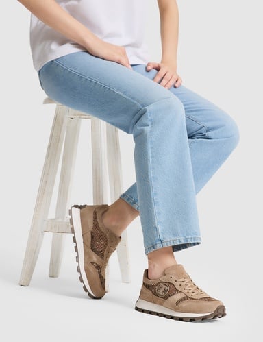 Bej Sneaker