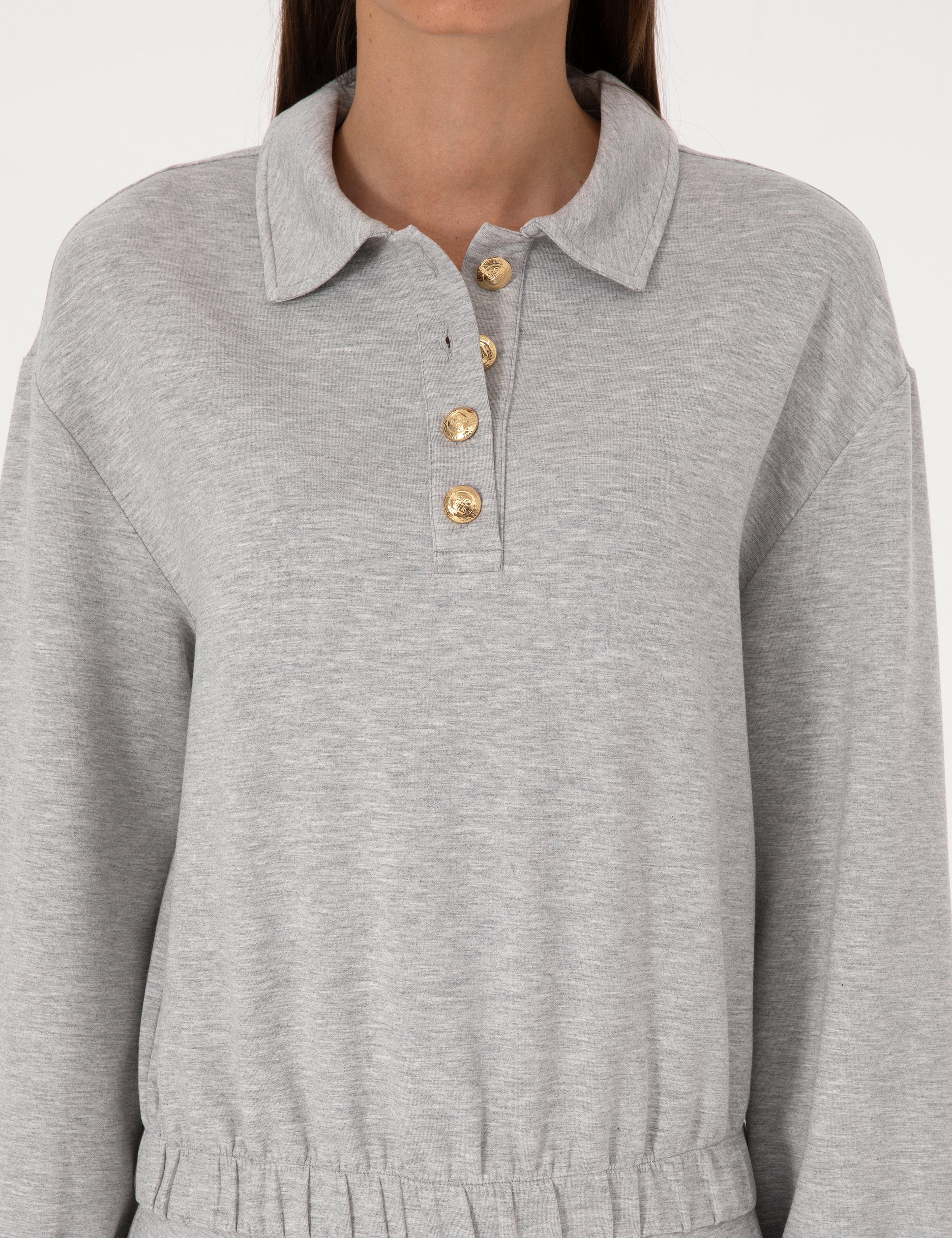 Gri Melanj Oversize Sweatshirt - Image 6