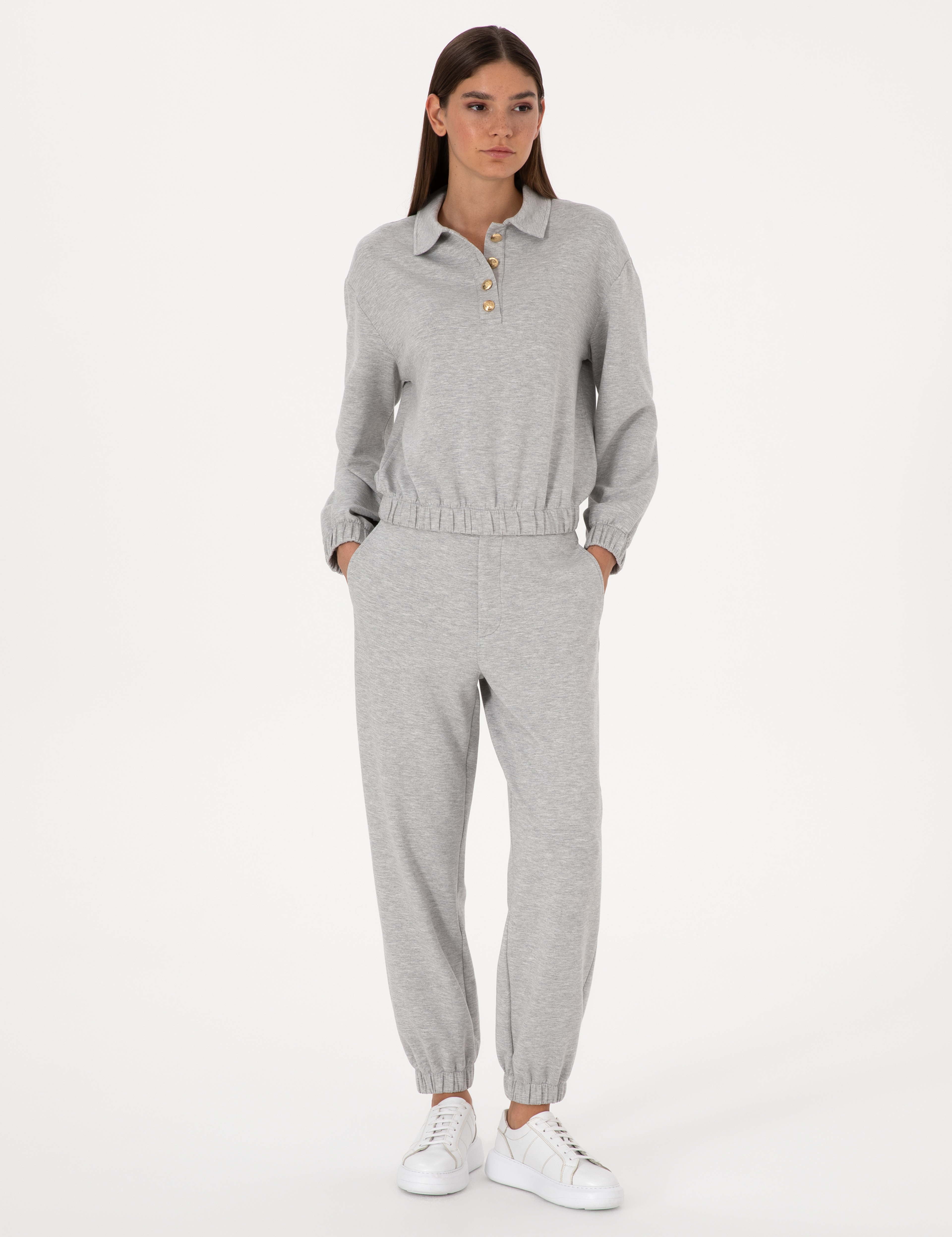 Gri Melanj Oversize Sweatshirt - Image 4