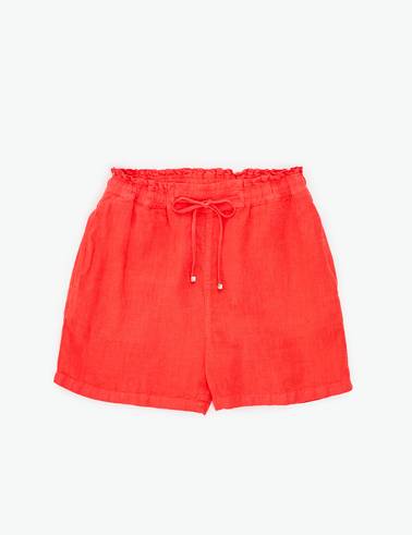Kırmızı Comfort Fit Bermuda Şort