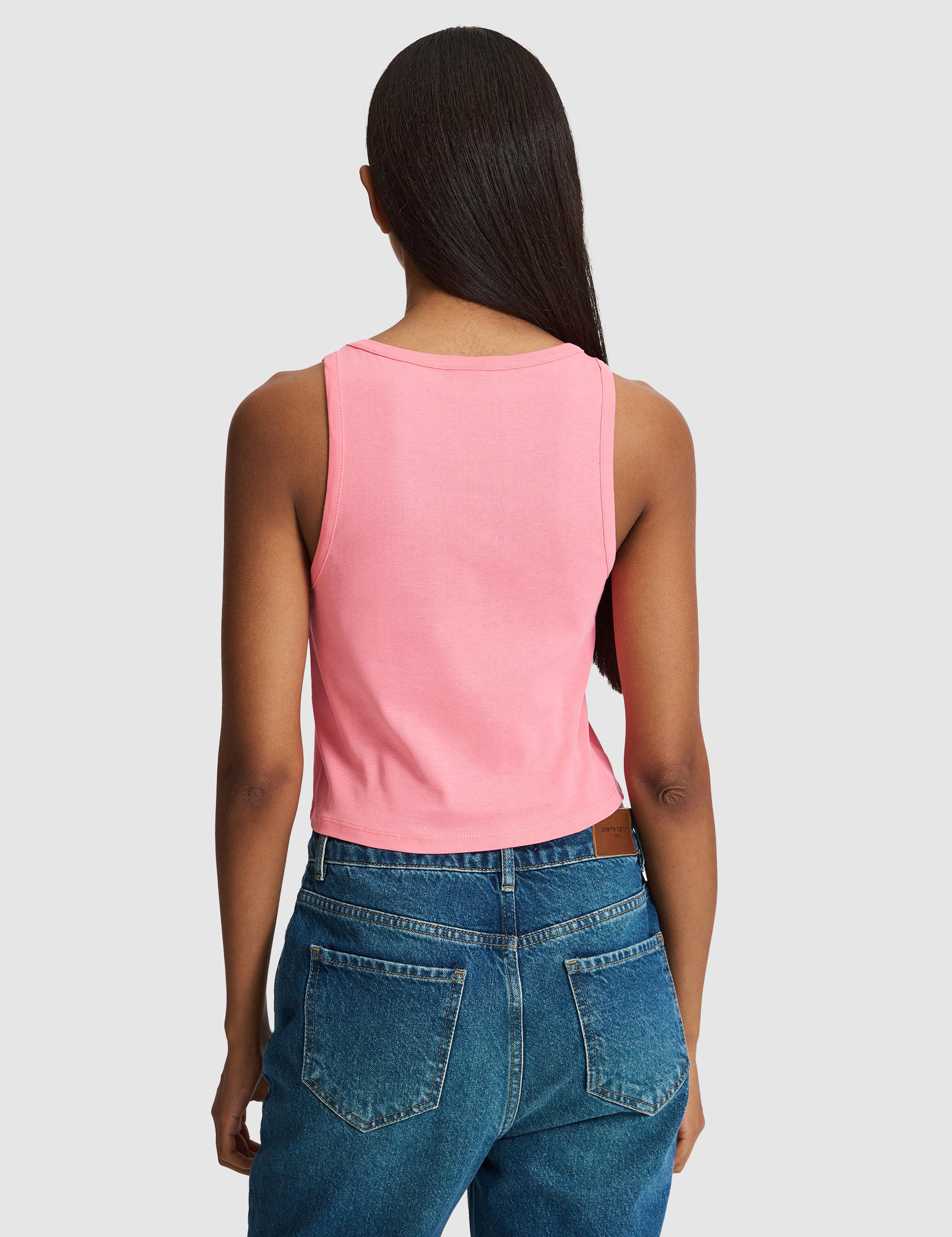 Pembe Ex. Slim Fit Crop Tişört