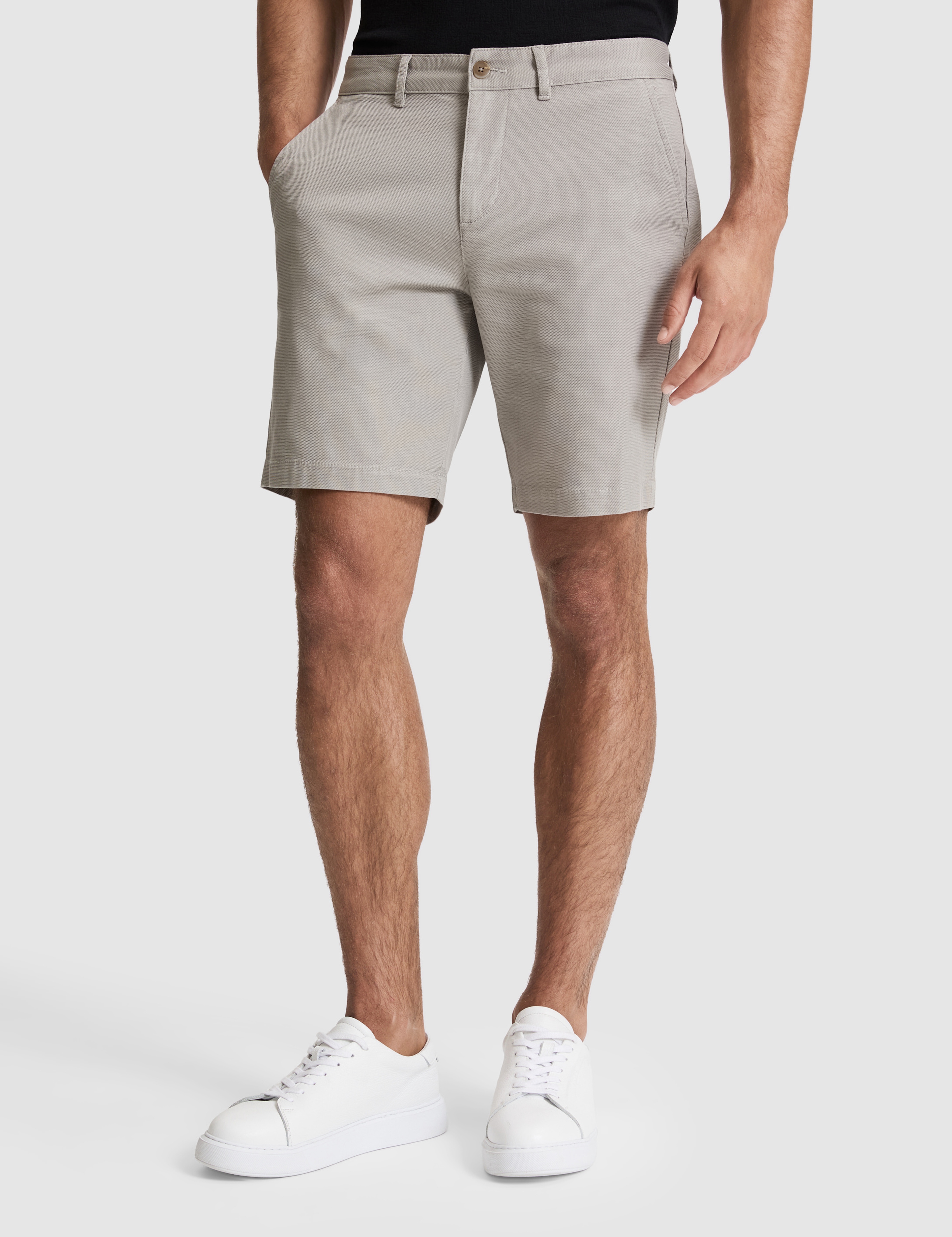 Taş Slim Fit Dokuma Şort - Image 2
