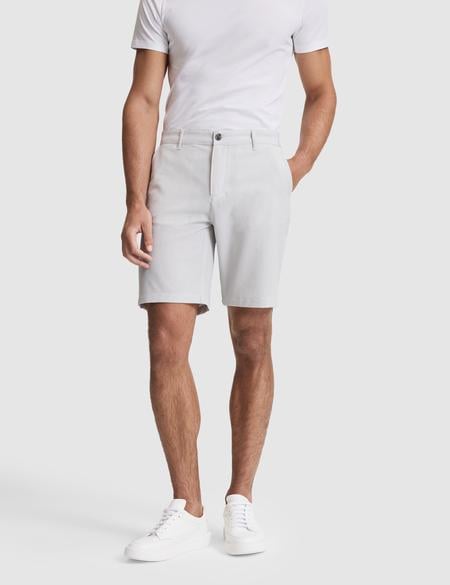 Gri Slim Fit Gofre Dokuma Şort - 50309644002