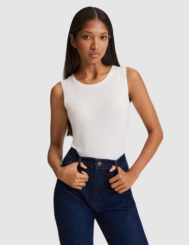 Beyaz Extra Slim Fit Tişört