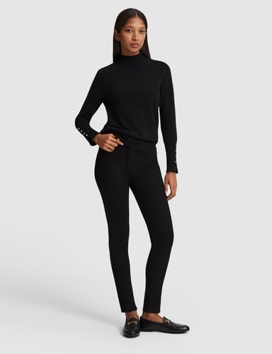 Siyah Skinny Fit Jean Pantolon