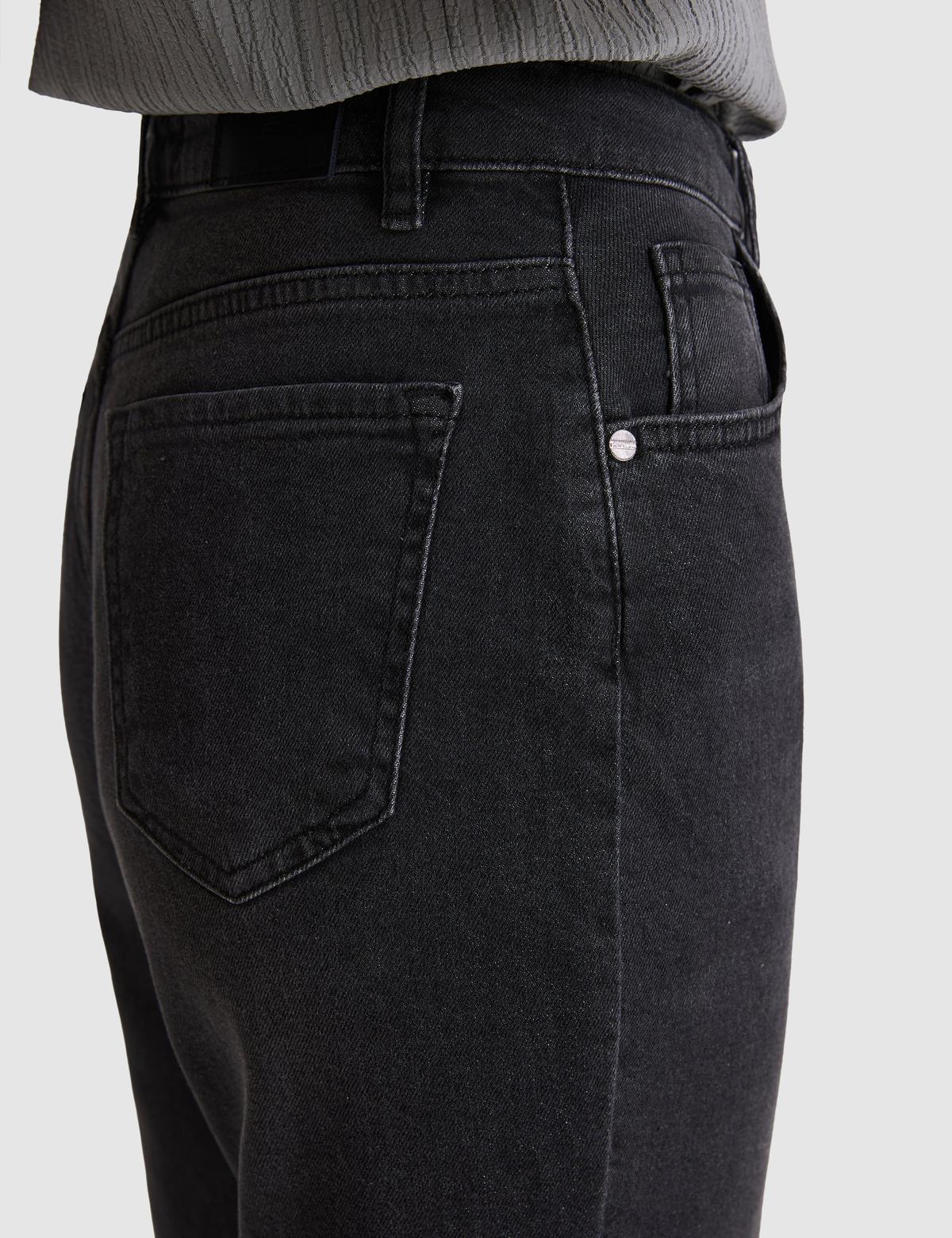 Antrasit Mom High Waist Fit Jean Pantolon - 50318235001
