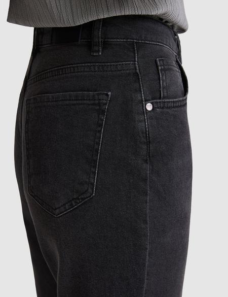 Antrasit Mom High Waist Fit Jean Pantolon - 50318235001