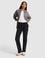 Siyah Straight Fit Jean Pantolon