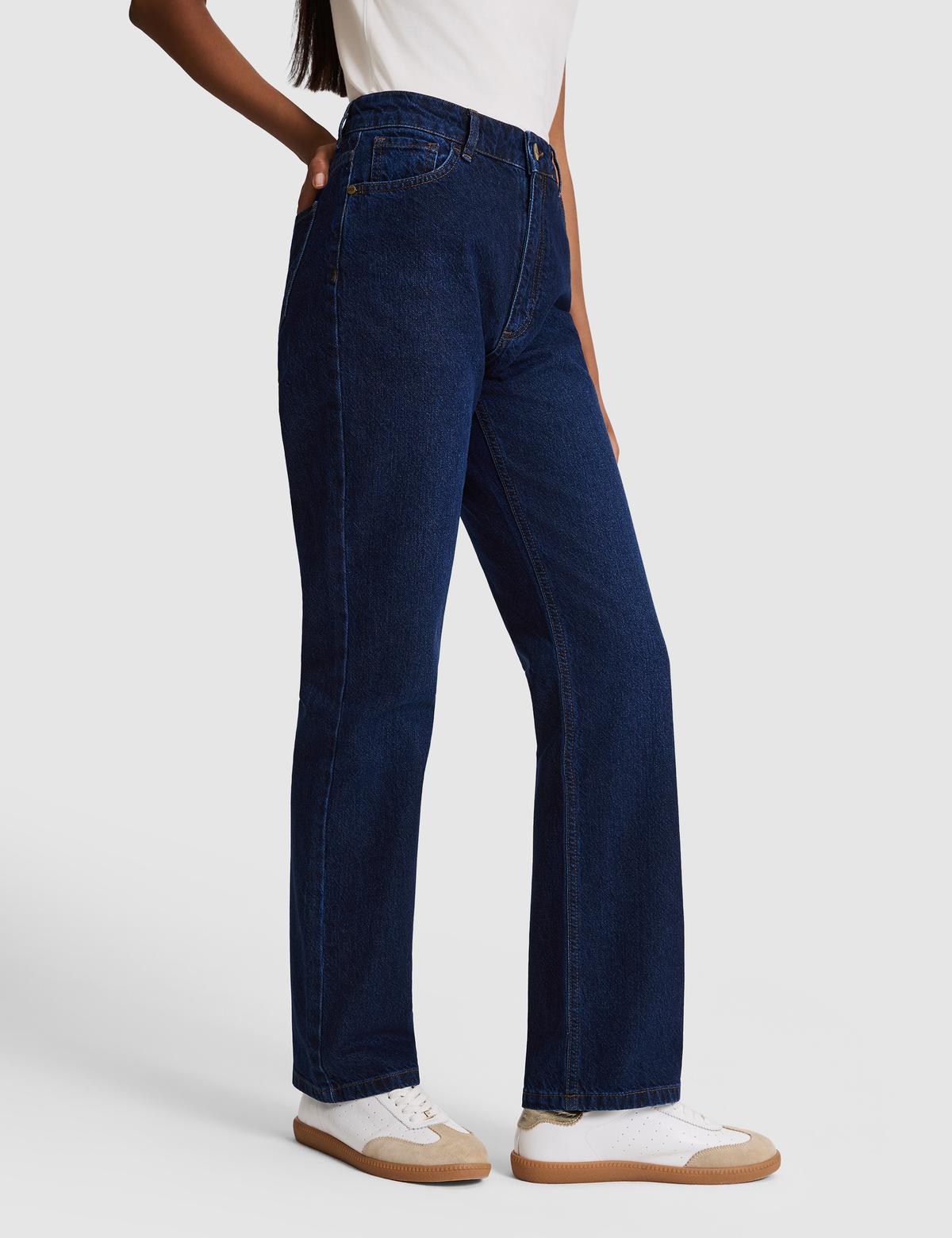 Lacivert Straight Fit Jean Pantolon - 50318007011