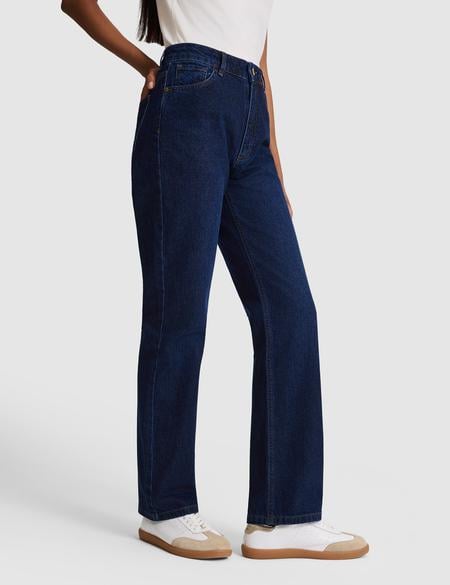 Lacivert Straight Fit Jean Pantolon - 50318007011