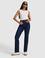 Lacivert Straight Fit Jean Pantolon