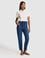 Açık Mavi Mom High Waist Fit Jean Pantolon