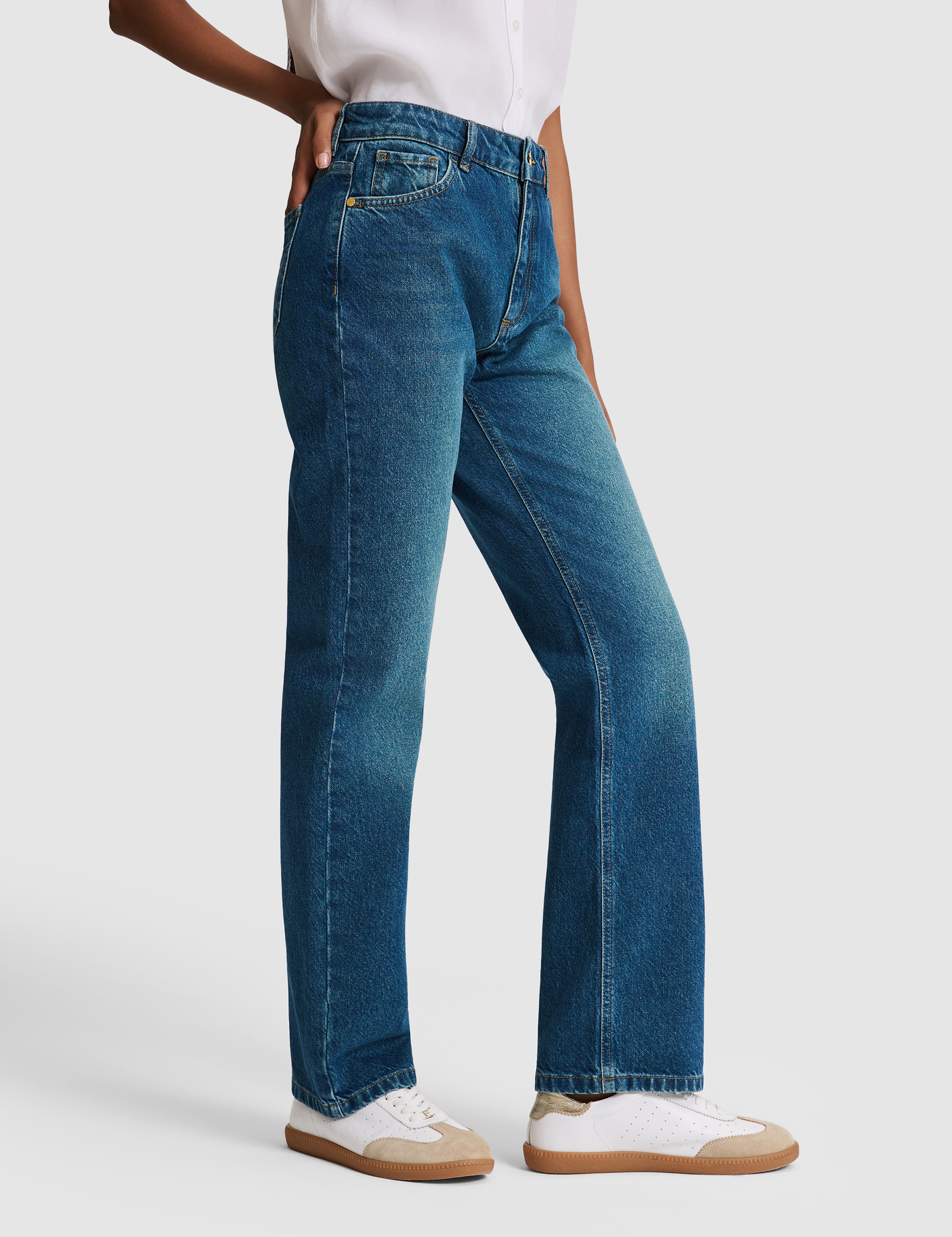 Mavi Straight Fit Jean Pantolon - Image 4