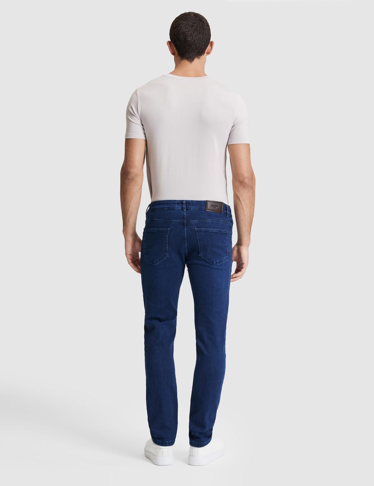 Lacivert Slim Fit Jean Pantolon - 50317280020