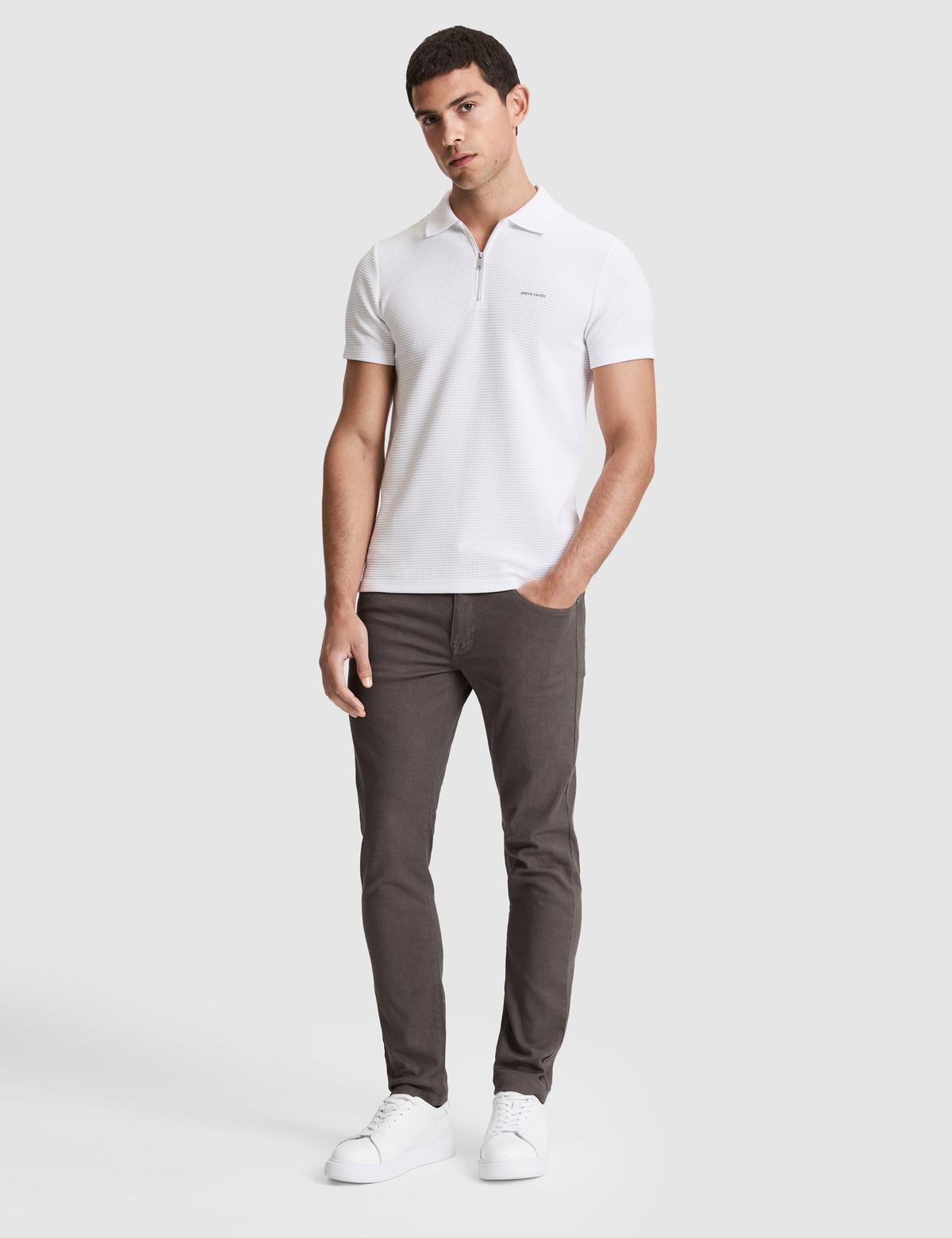 Kahverengi Slim Fit Jean Pantolon - 50317311012