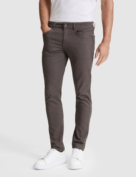 Kahverengi Slim Fit Jean Pantolon - 50317311012