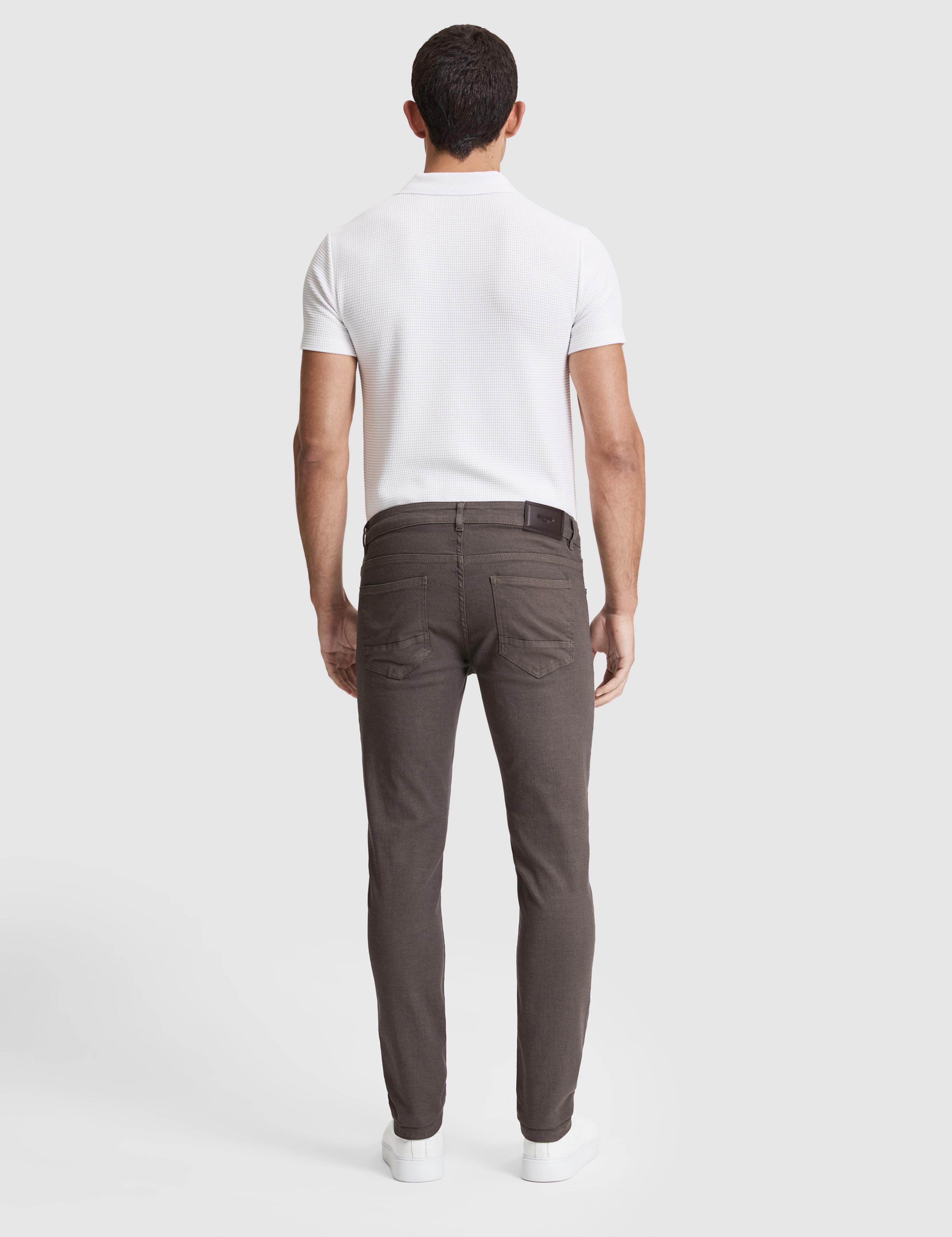 Kahverengi Slim Fit Jean Pantolon