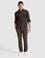 Kahverengi Slim Fit Esnek Bel Klasik Jogger Pantolon