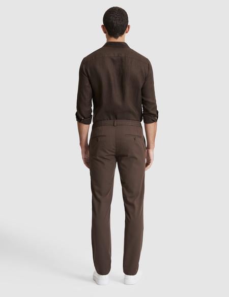 Kahverengi Slim Fit Esnek Bel Klasik Jogger Pantolon - 50325166078
