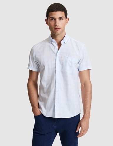 Mavi Regular Fit Kısa Kollu Gömlek