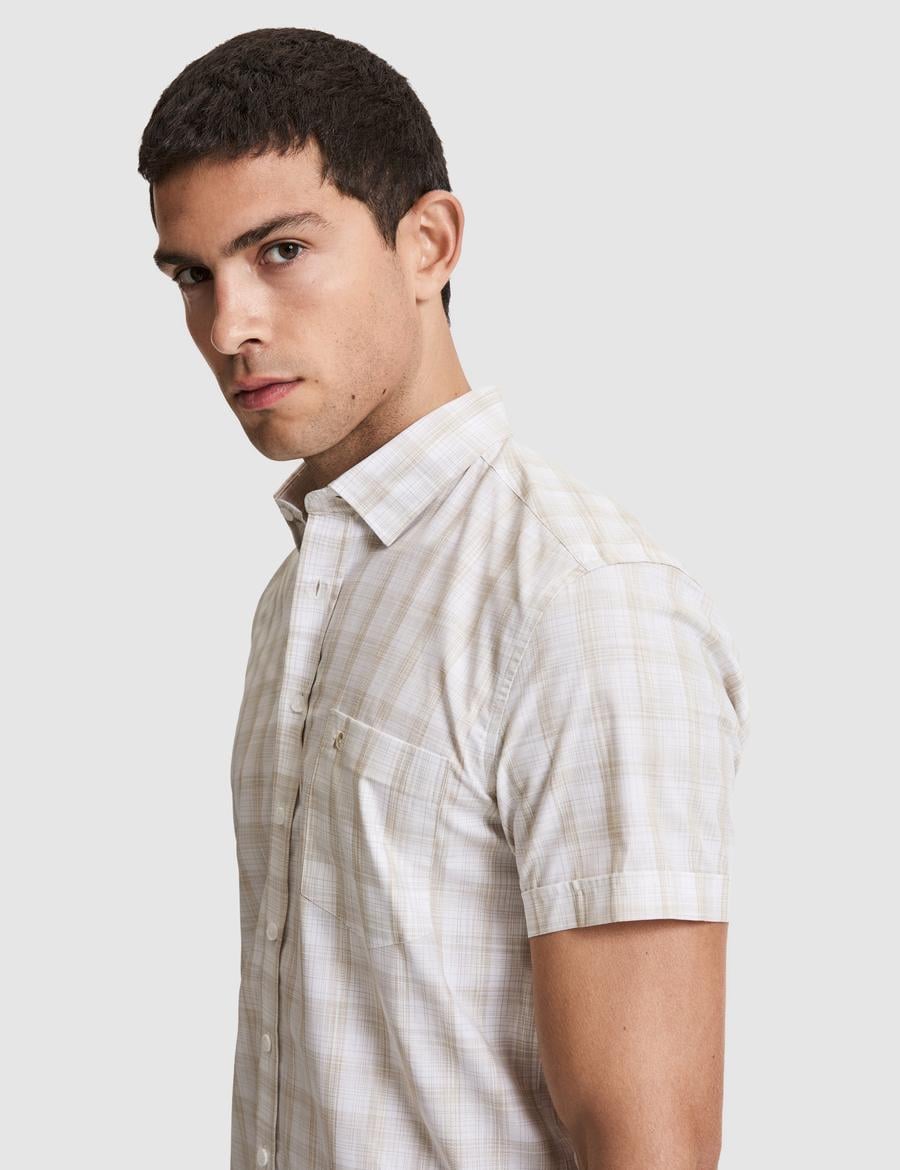 Haki Regular Fit Kısa Kollu Gömlek