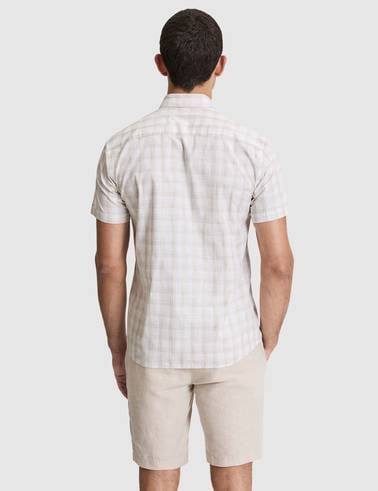 Haki Regular Fit Kısa Kollu Gömlek