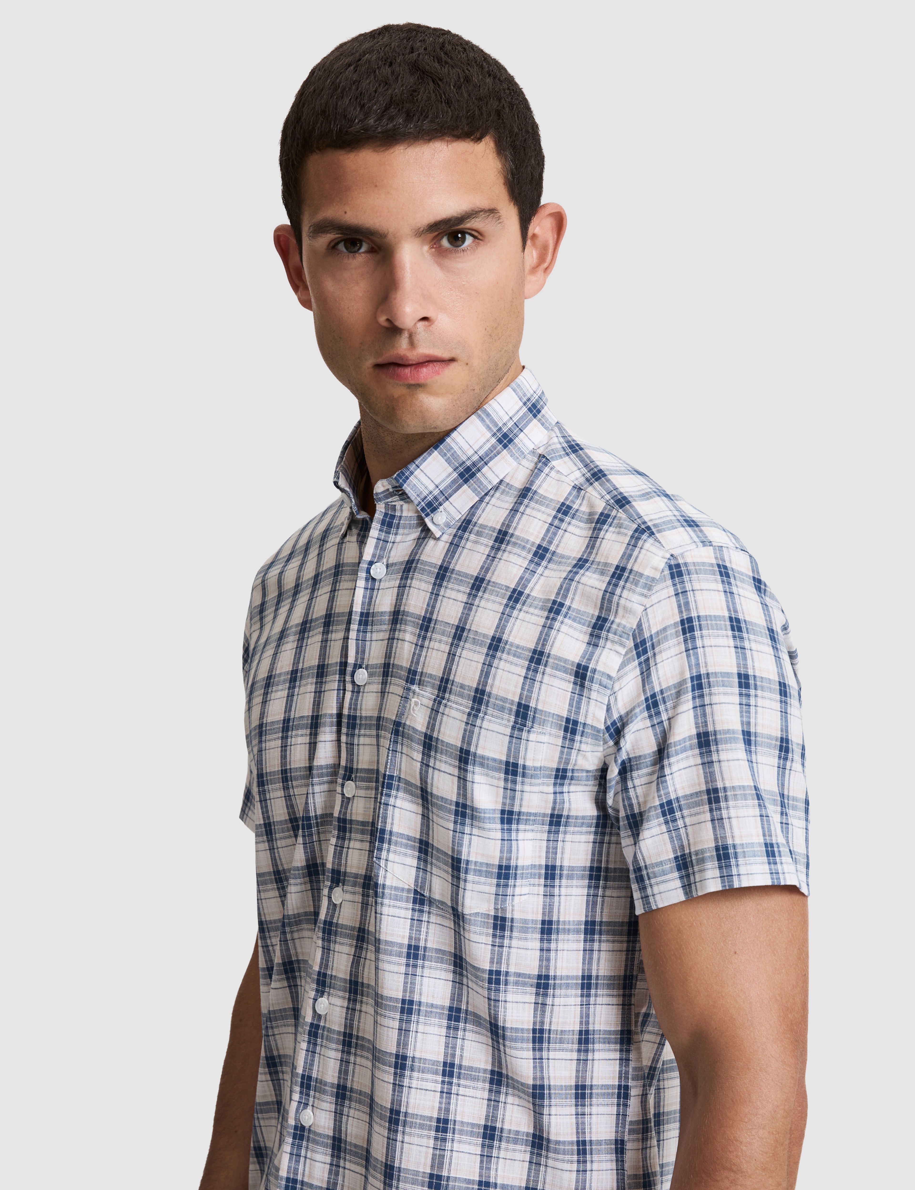 Mavi Regular Fit Kısa Kollu Gömlek